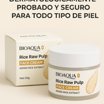 Crema Hidratante de Arroz BIOAQUA™ | Tu piel merece nutrición natural.