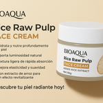 Crema Hidratante de Arroz BIOAQUA™ | Tu piel merece nutrición natural.